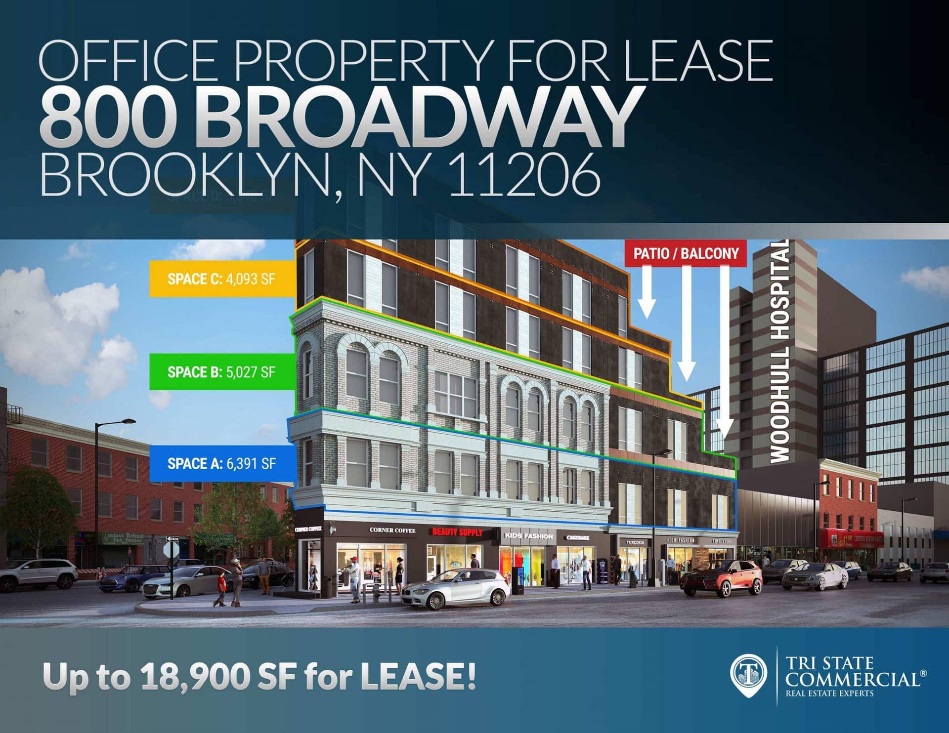 New Offices Next to Woodhull Hospital! • Tri State Commercial