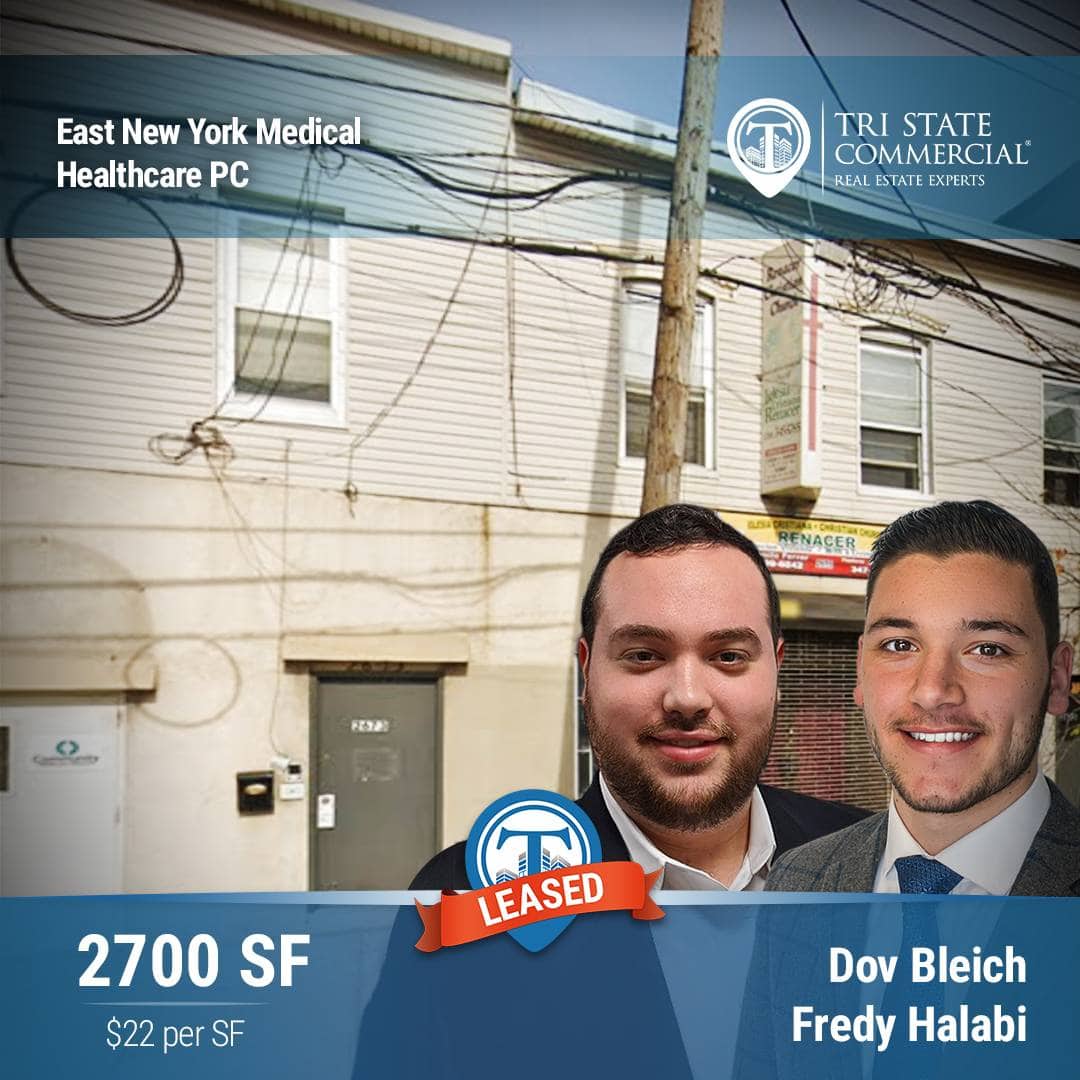 2,700 RSF | 2673 Atlantic Ave | East New York Medical Healthcare PC – Tri State Commercial Realty