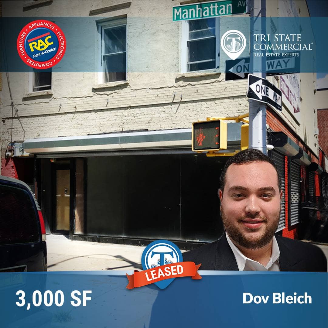 3,000 RSF 100 Manhattan Ave RentACenter • Tri State Commercial