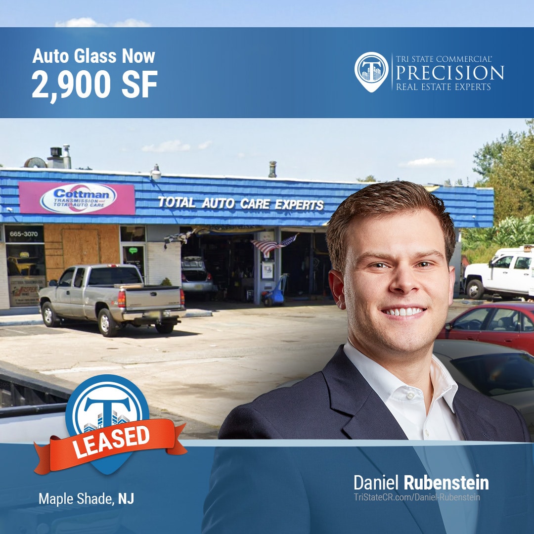 2,900 SF 135 E Kings Highway Auto Glass Now • Tri State Commercial